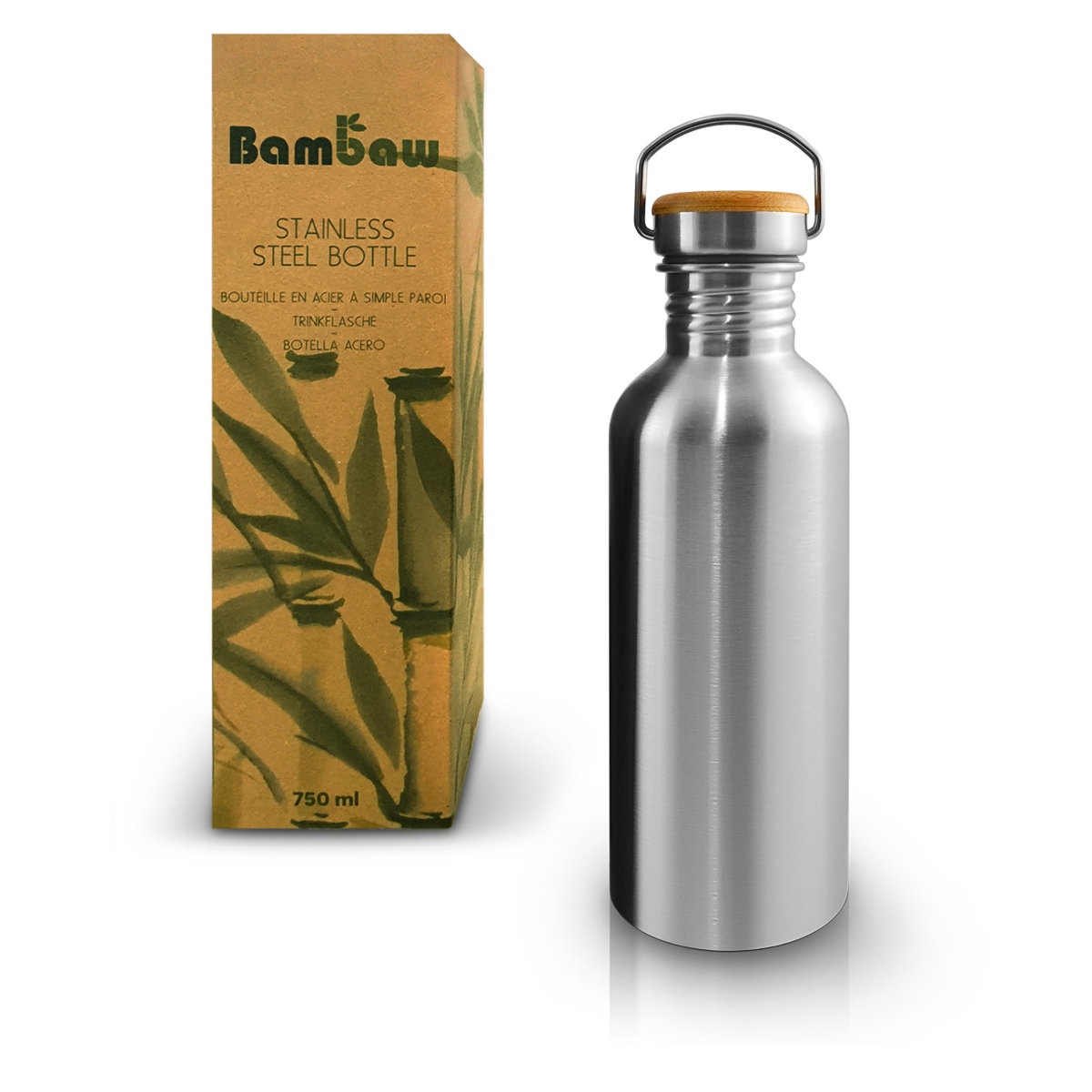 ACCaw-06 Bambaw 750ml Sticla pentru Apă sau alte Lichide de Băut din Oțel Inoxidabil – BPA free